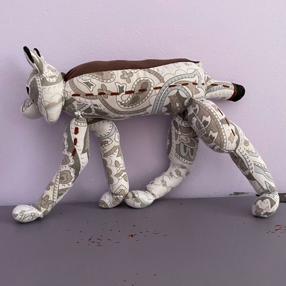 🍁INNA🍁 11” Lynx SHELTER 2 Handmade PLUSH Custom COLLECTIBLE - Picture 8 of 16